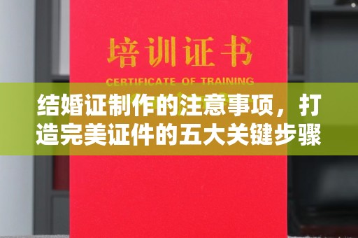 宏伟结婚证制作的注意事项，打造完美证件的五大关键步骤